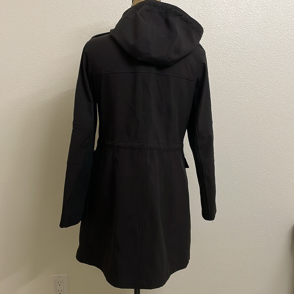 Bcbgeneration Softshell Full Zip Hooded Long Jack… - image 8